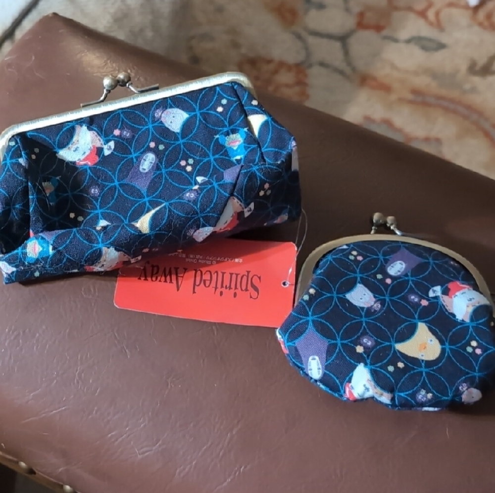 Blue Coin Purse Set